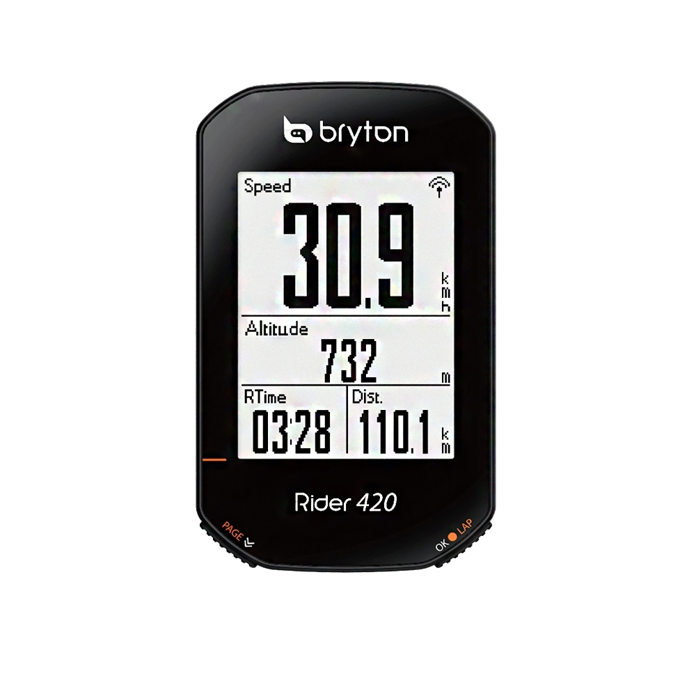 先看賣場說明 Bryton Rider 420E GPS無線自行車記錄器