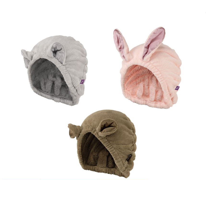 【日本CB Japan】動物造型超細纖維乾髮帽-共3款《泡泡生活》