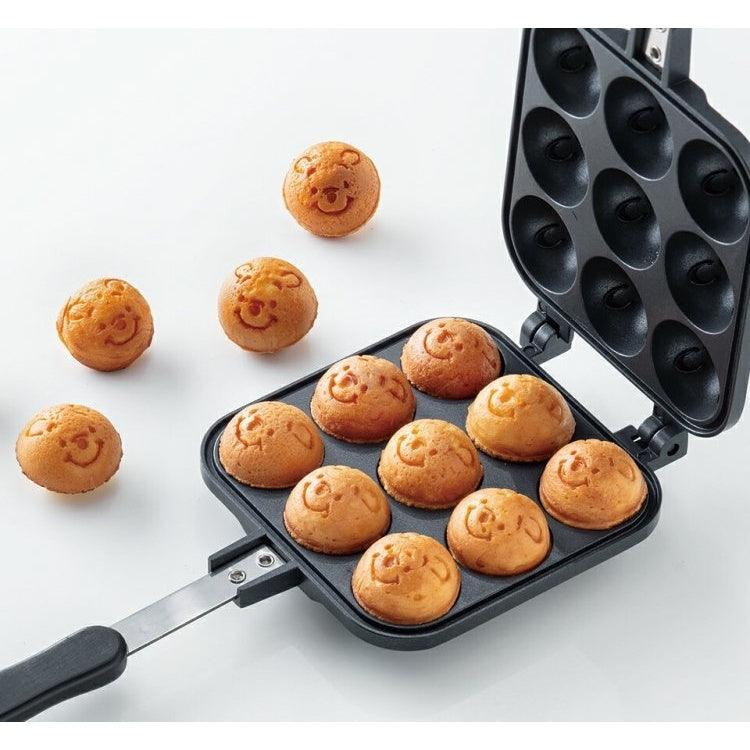 「家電王」 日本 Skater 小熊維尼造型 烤盤｜雞蛋糕 章魚燒 模具 圓形煎鍋 雞蛋糕模 章魚燒模具