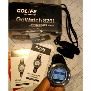 搬家大拍賣~專業運動GoWatch 820i GPS藍牙三鐵運動錶車錶(入門用這支非常夠用)不用花上萬元也可一鍵完成三鐵