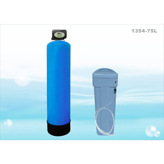 【水易購淨水-苗栗店】ADD-75全自動樹脂軟化器軟水器/1354-75L(含鹽桶)附一包鹽錠/ 除水垢/除石灰質