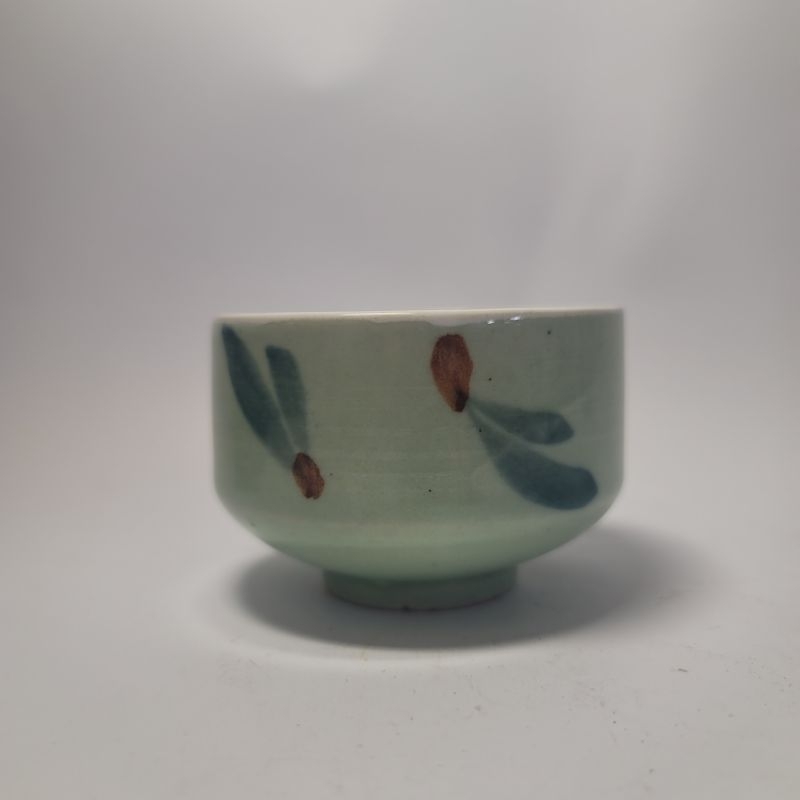早期 台灣老碗盤 茶杯 矮杯