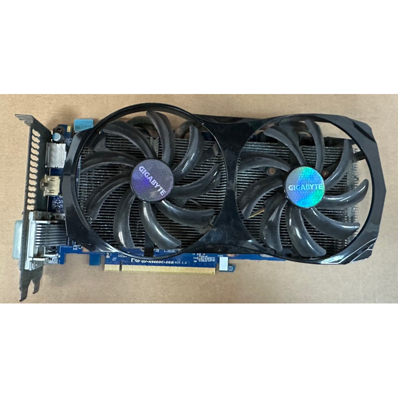 中古 二手 壞掉的 顯示卡 技嘉 GTX 660 沒有畫面 給有能力的人購買處理