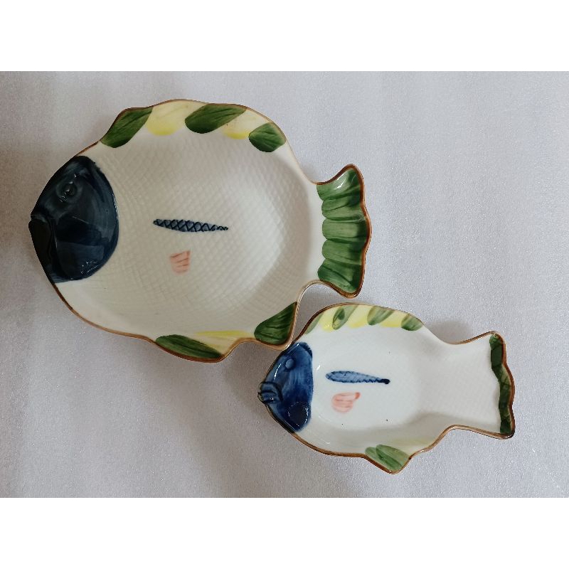 【收藏】太平洋SOGO 盤子 魚造型 未使用