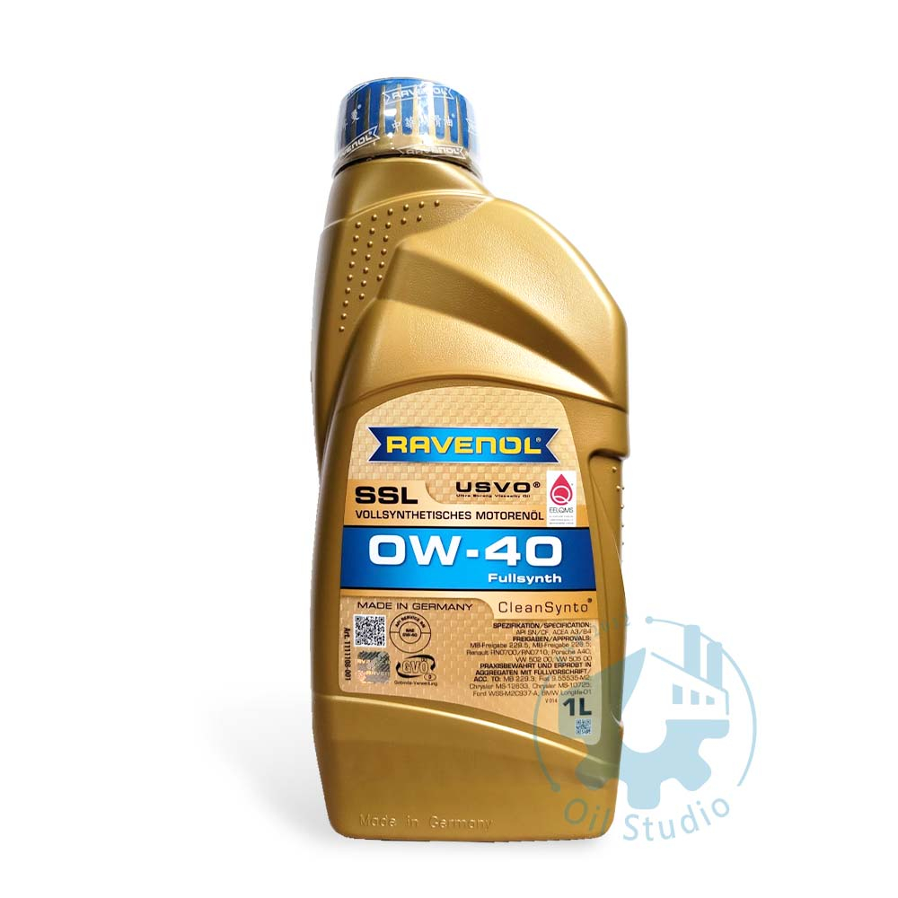 《油工坊》RAVENOL SSL 0W40 全合成 長效機油 229.5 SN