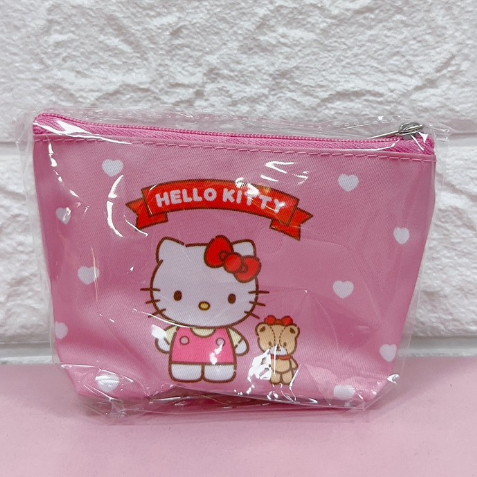 正版 三麗鷗 Hello Kitty 凱蒂貓 KT 零錢包 收納包 鑰匙包 小物包 零錢包 飾品包