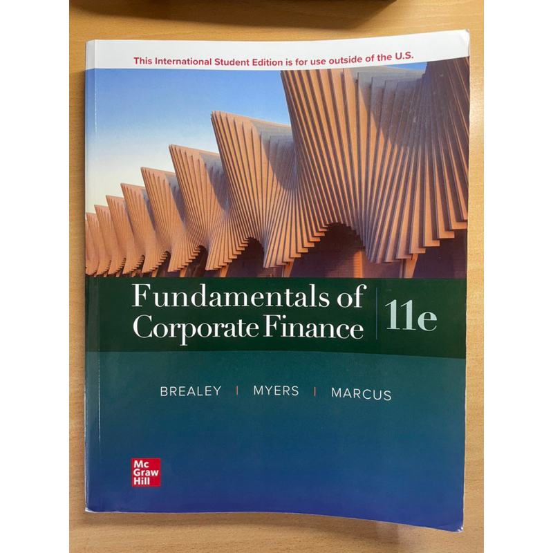 財務管理二手書 #八成新 #無筆記 Fundamentals of Corporate Financial 11Ed.