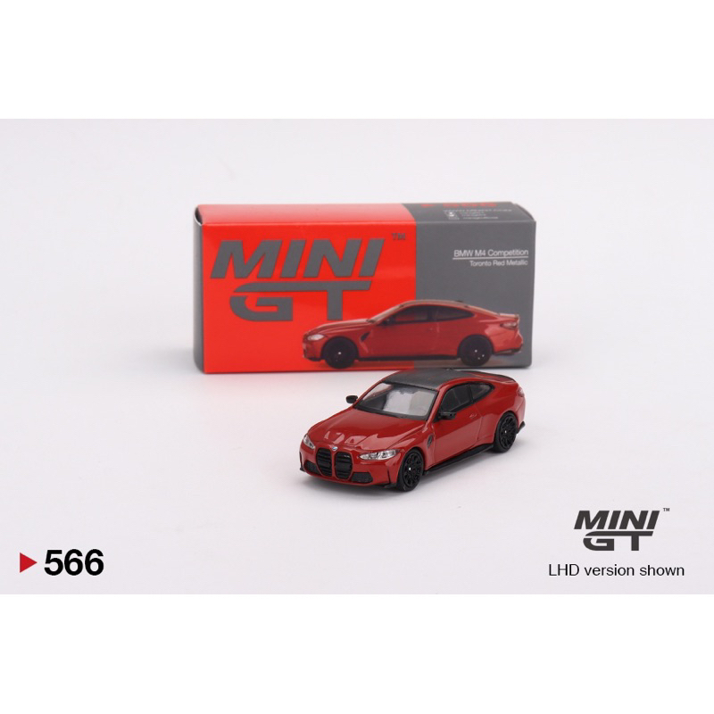 &lt;阿爾法&gt;MINI GT No.566 BMW M4 Competition Toronto Red Metallic