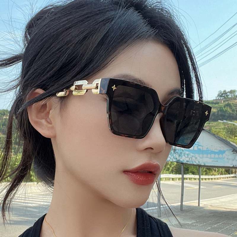 墨鏡 太陽眼鏡 韓系質感熱門款 最新網紅款新潮流行 百搭抗UV時尚 太陽眼鏡74133