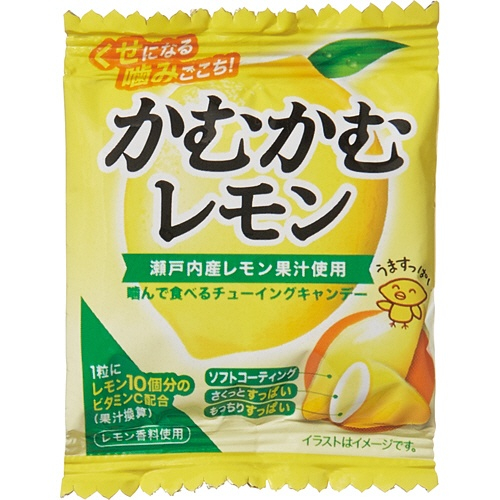 日本 三菱 維他命C 檸檬糖 KAMU KAMU 咀嚼糖 瀨戶內檸檬 軟糖 隨身包 日本零食