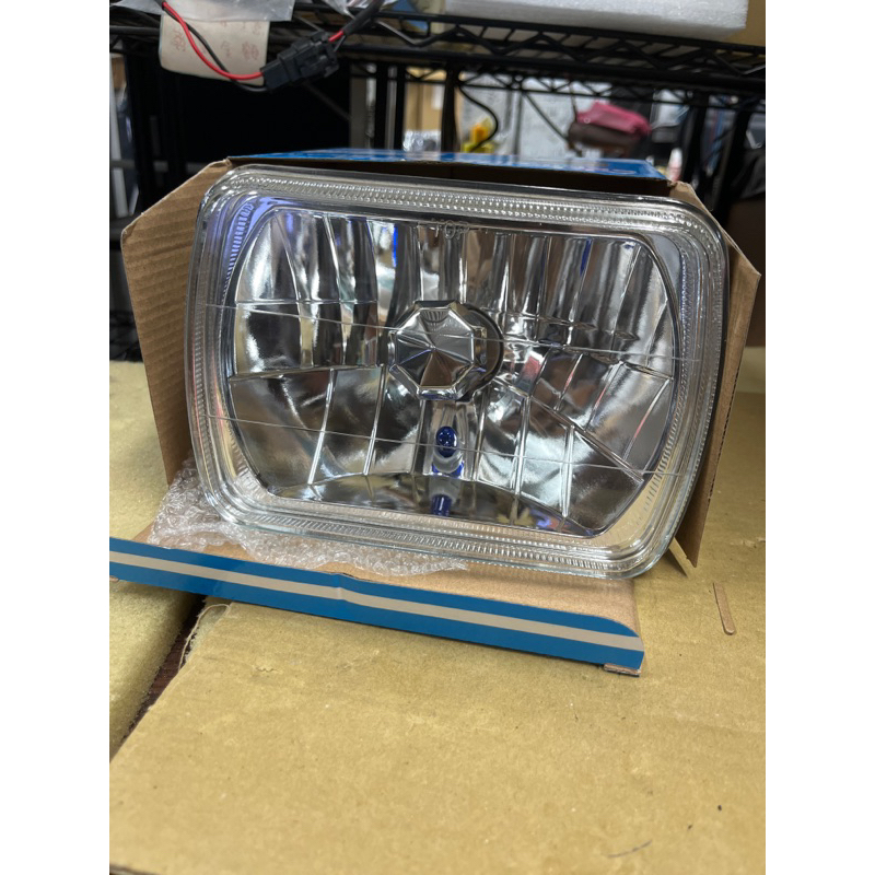 大方晶鑽大燈-玻璃罩-H4-適用於裕隆 303 303T 頂好 S13 藍哥 瑞獅