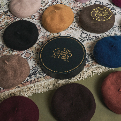 Lagom Lilac🇰🇷 預購｜ROCKFISH WEATHERWEAR 百搭多色 羊毛貝蕾帽