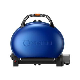 【O-Grill】O-GRILL 500-E美式時尚可攜式瓦斯烤肉爐 時尚藍 中秋必備 烤肉神器 無需木炭