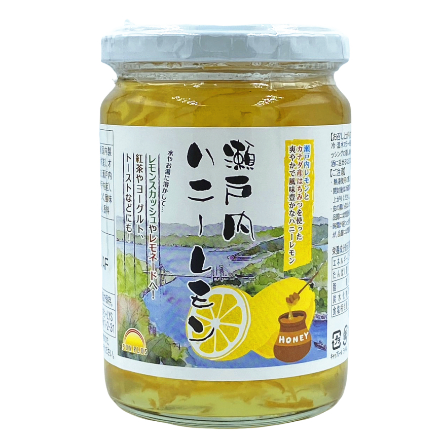 日本 正榮 Sunplus 系列  柚子茶 瀨戶內蜂蜜風味檸檬醬 450克 日本原裝 蜂蜜檸檬 檸檬茶