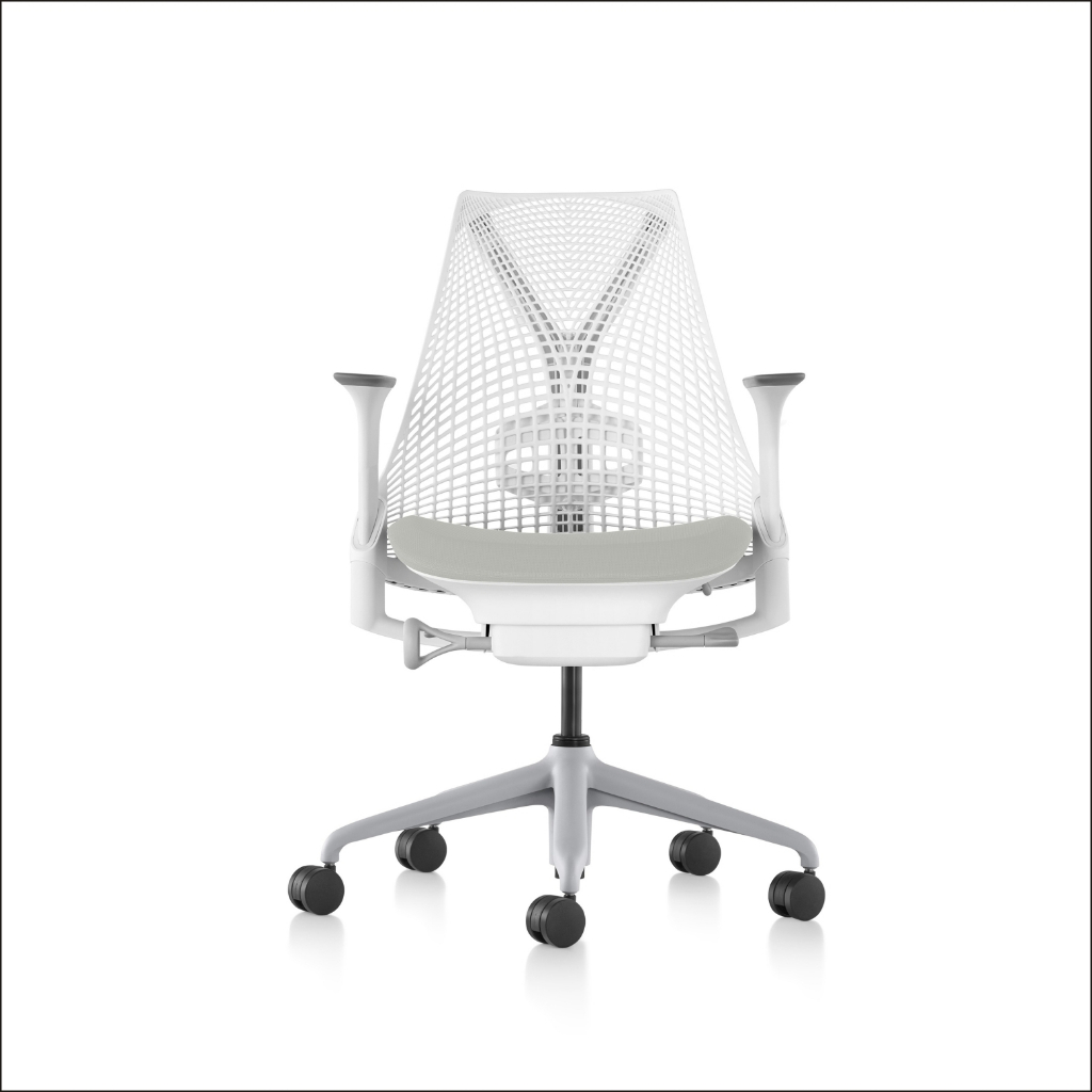 Herman Miller Sayl 淺灰色 全功能 腰托 帶前傾 DW扶手 人體工學椅 辦公椅 電腦椅 電競椅