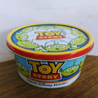 東京迪士尼 玩具總動員 三眼怪餅乾鐵盒 空盒無餅乾