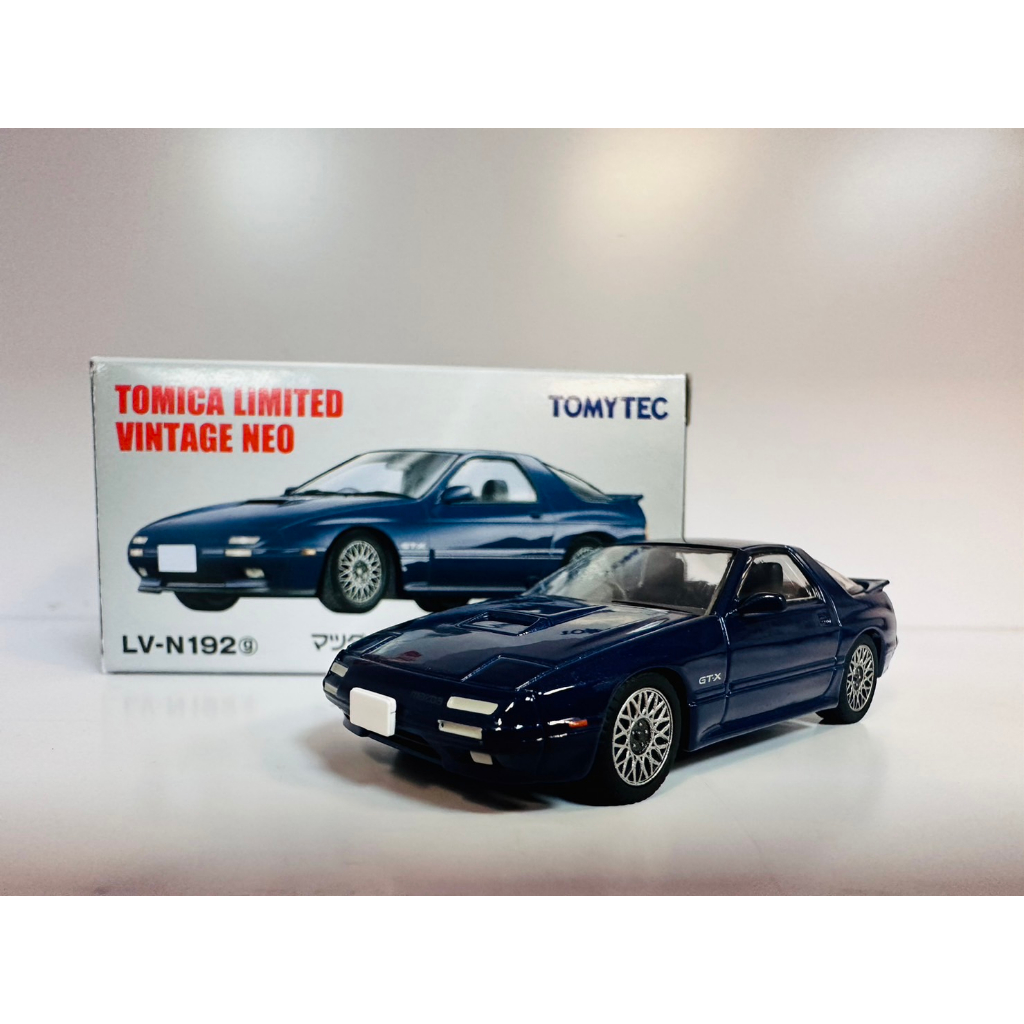 {TZ玩車庫}TOMYTEC LV-N192g Mazda Savanna RX-7 GT-X 1900 藍