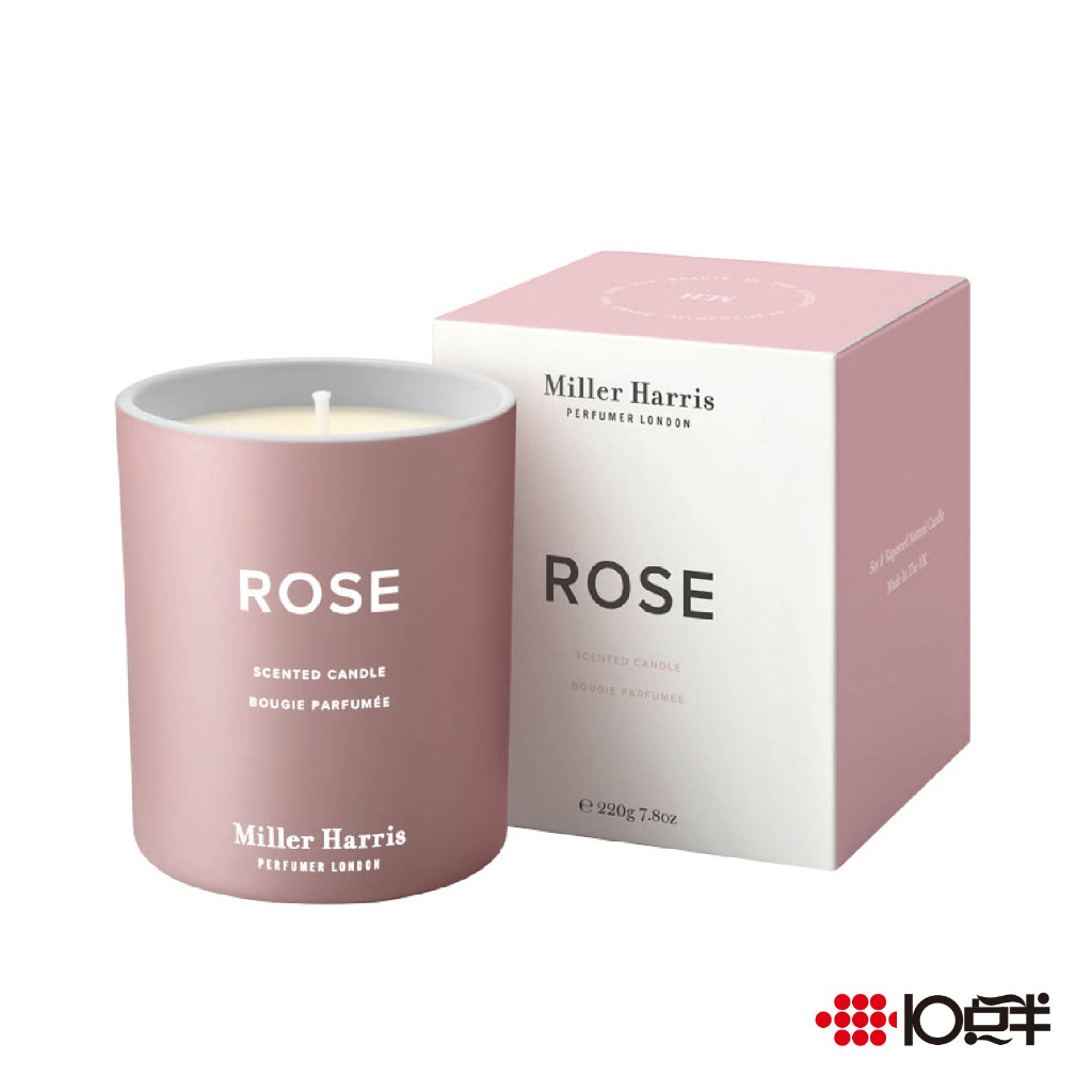 Miller Harris ROSE 玫瑰晨語 香氛蠟燭 220g〔 10點半香水美妝 〕