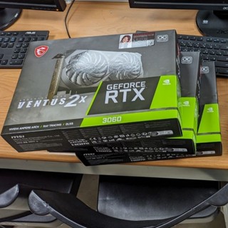 顯示卡盒/顯示卡紙盒/微星 msi Ventus 2X 3060 12G/空盒/保護盒/含泡棉/雙風扇