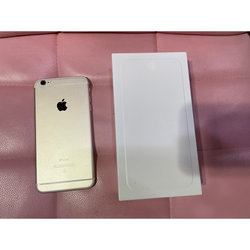 大特價便宜賣 iphone6 plus  64g 金色 無法開機 當零件機賣 附原廠盒裝 序號一致。電池已拆除二手 中古