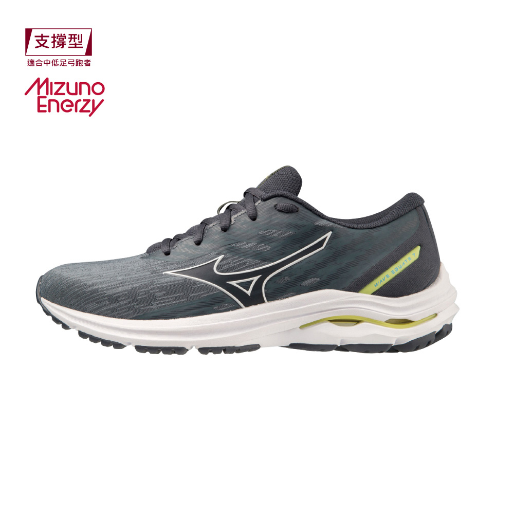 Mizuno 美津濃 男款 慢跑鞋 WAVE EQUATE 7一般型 灰色  J1GC234854