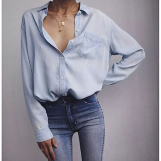 Miolla 美國品牌Rails 淺藍色天絲棉牛仔襯衫