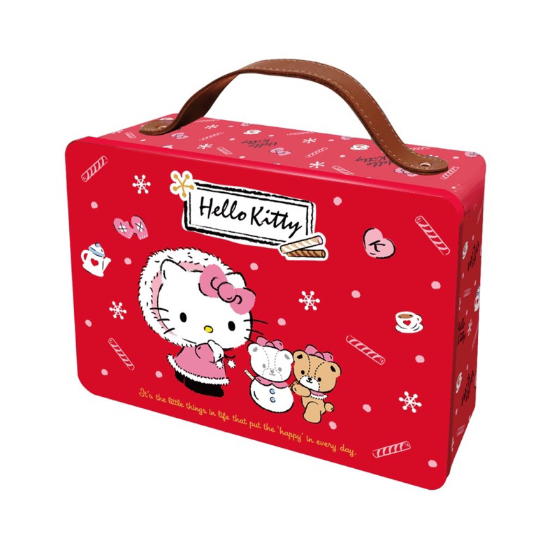 可口小瓜呆脆笛酥Hello Kitty鐵盒收納組140g（期限2023/10/18）