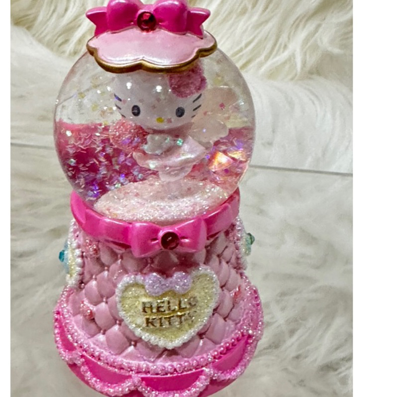 日本進口Hello Kitty天使造型水晶球擺飾