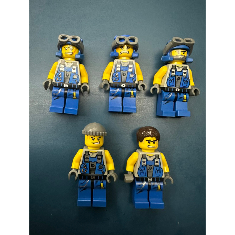 ®️樂高 LEGO®︎ ⚠️二手 8707 8708 8907 8956 POWER MINERS 系列 人偶5隻合售