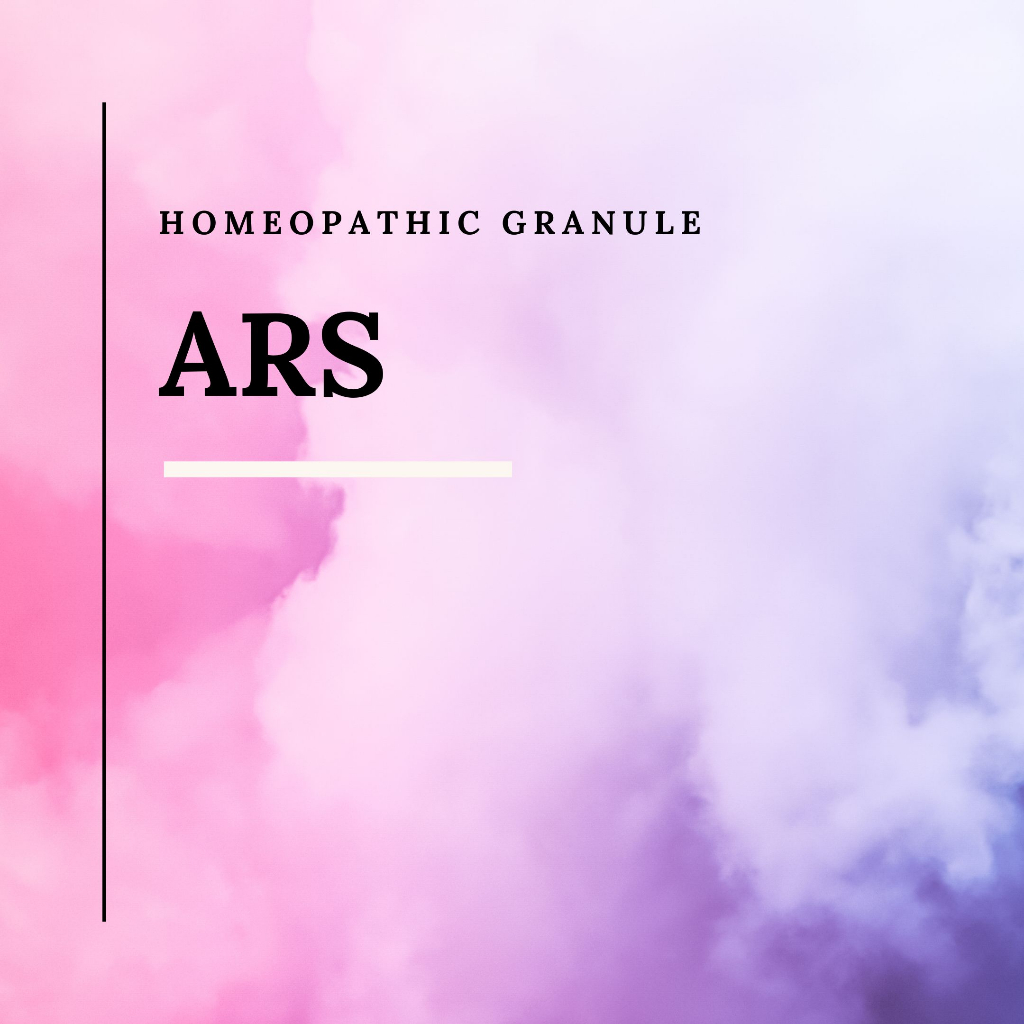 順勢糖球【ARS】A38／Homeopathic Granule（追求完美／洞察力／潔癖）