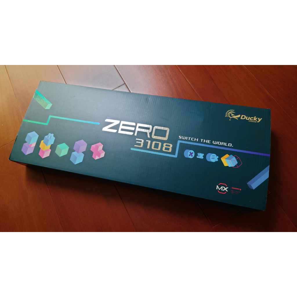 【二手美品】Ducky Zero 3108  鍵盤 (茶軸/藍光)