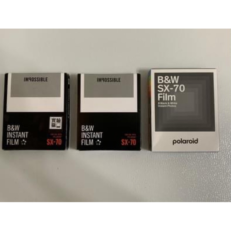 Polaroid SX-70 黑白底片三盒
