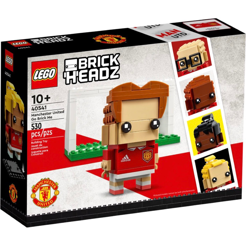 【樂高丸】樂高 LEGO 40541 曼聯球員 Manchester United Go Brick Me｜樂高大頭系列