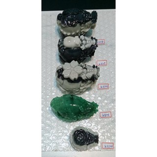 天然原礦-各式龍龜風水擺飾-86【有：太極玉龍龜背玫瑰花、綠東陵、太極玉龍龜背櫻花、太極玉龍龜背小豬、太極玉龍龜背錢幣】