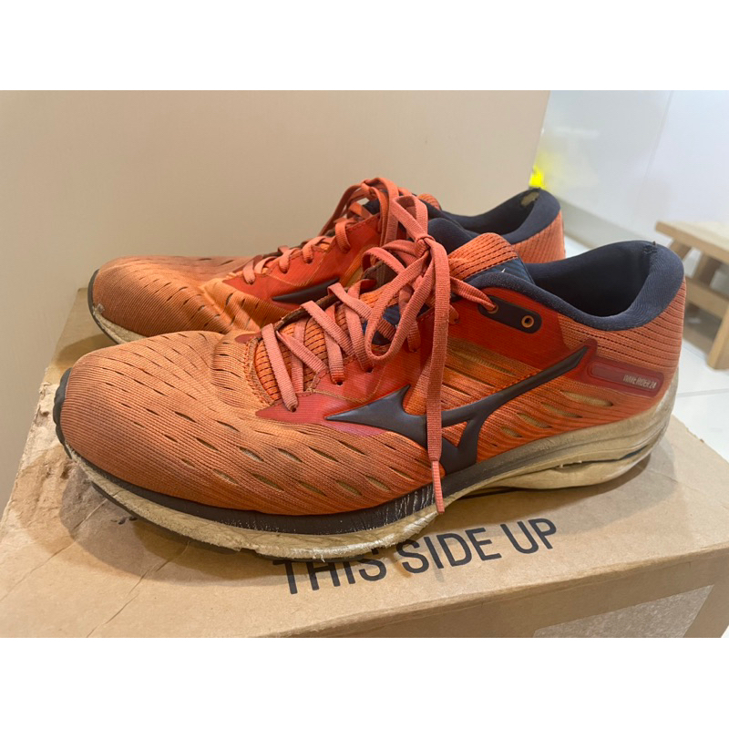 美津濃wave rider 24二手慢跑鞋 us9.5 27.5cm mizuno