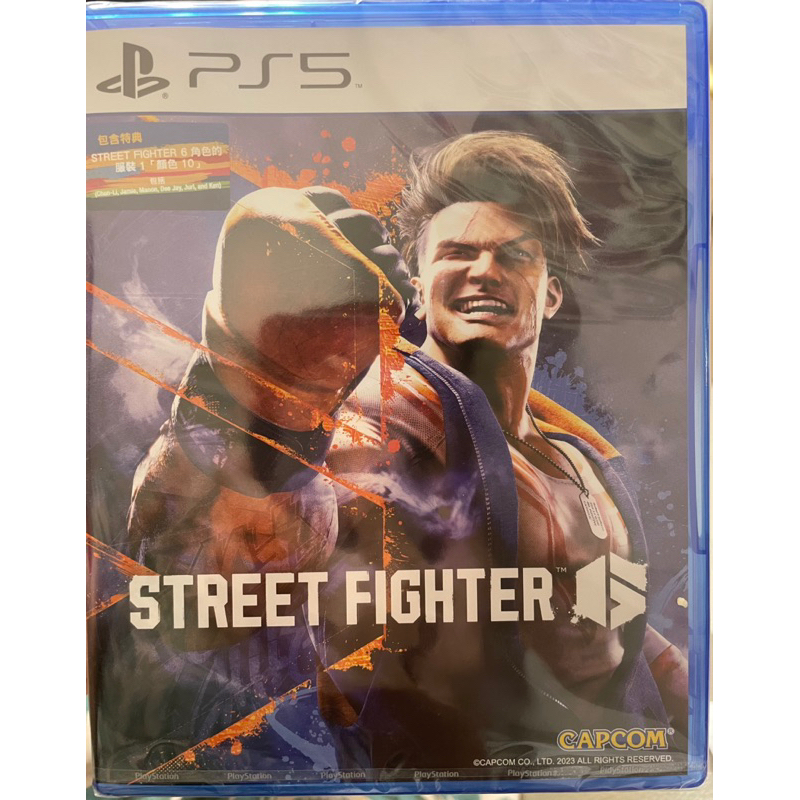 PS5 快打旋風 6 STREET FIGHTER 6 中文版 亞版 全新品 內附特典DLC