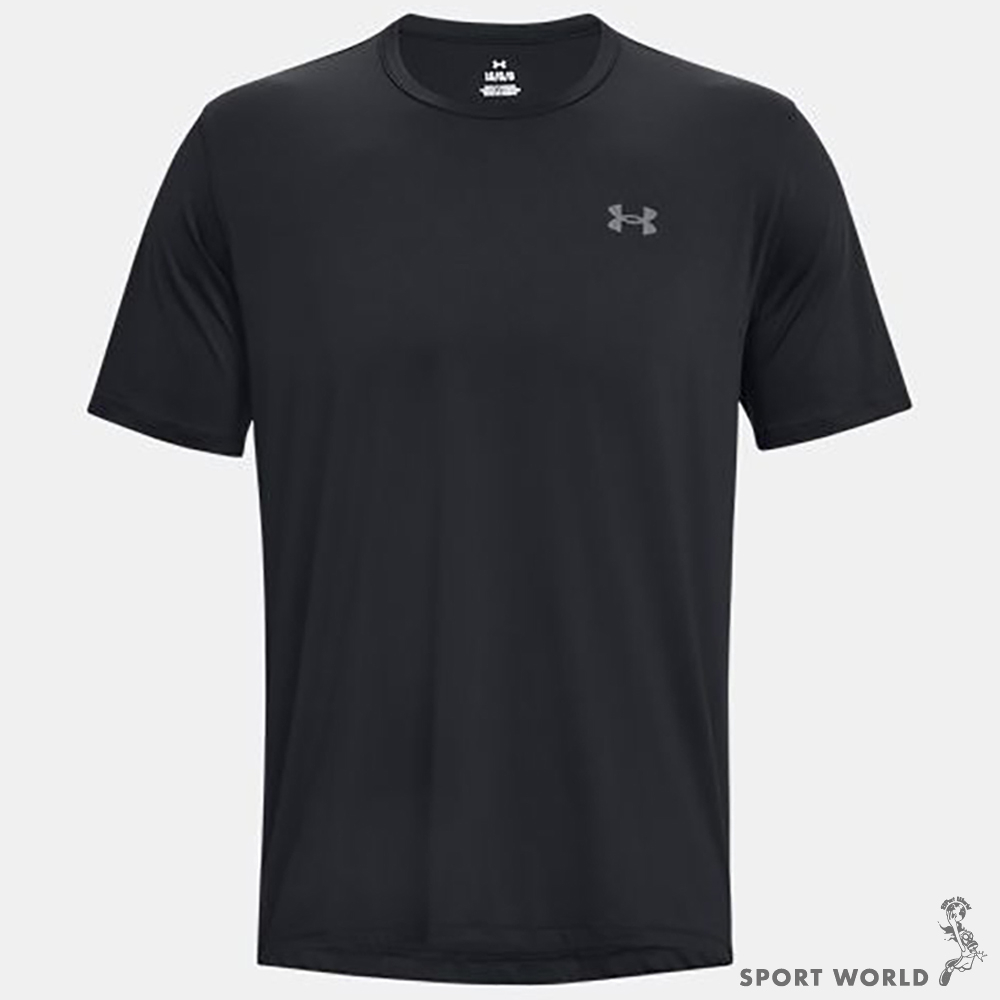 Under Armour UA 男裝 短袖上衣 柔軟 黑【運動世界】1381730-001