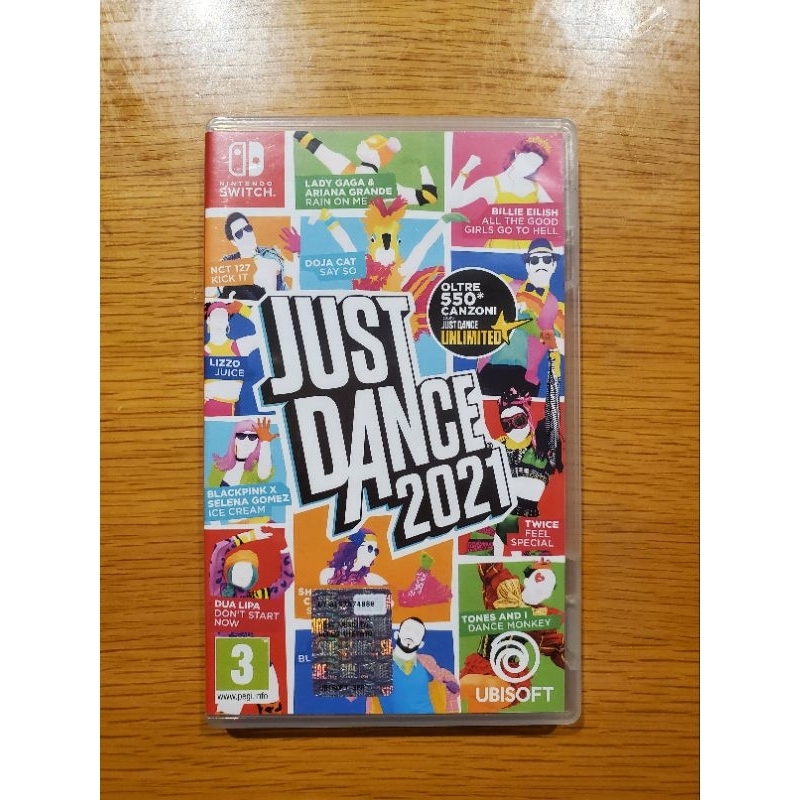 二手少玩出清switch遊戲片 Just Dance 2021