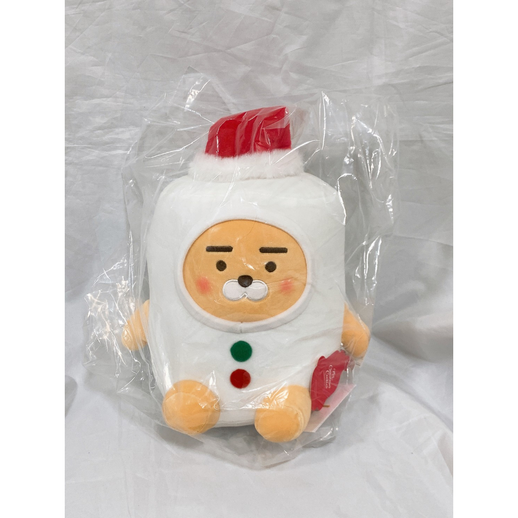 韓國🇰🇷kakao friends ryan 萊恩 獅子 聖誕節造型娃娃 玩偶 抱枕