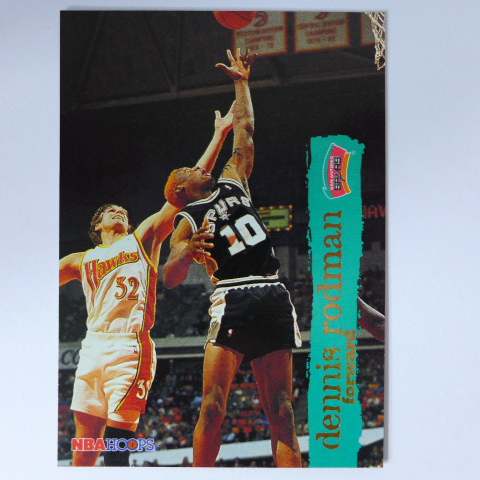 ~Dennis Rodman/小蟲.羅德曼~名人堂.壞小孩.籃板王 1995年HOOPS.NBA籃球卡