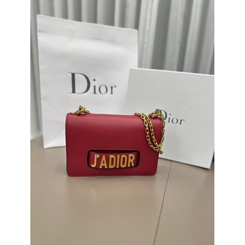 Dior 酒紅色肩背包 J'ADIOR 全新