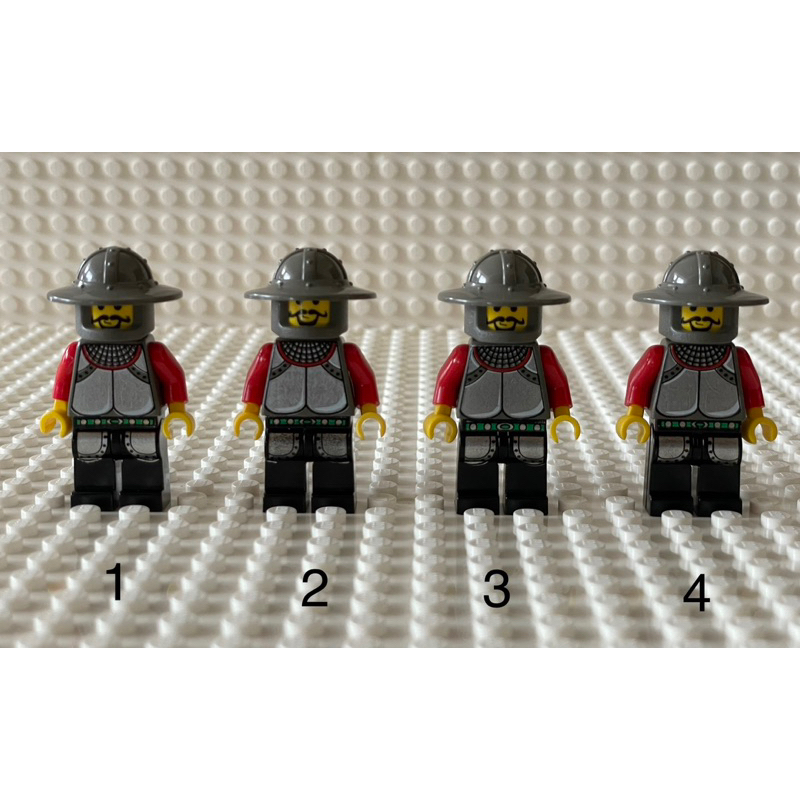 LEGO樂高 二手 絕版 城堡系列 6098 6091 6094 圓盔 鬍子兵 士兵