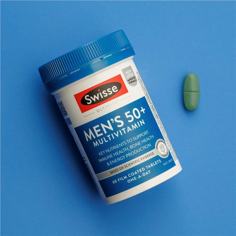 🐨澳洲代購- Swisse 男性 50歲+ 綜合維生素 60 粒 / 90 粒