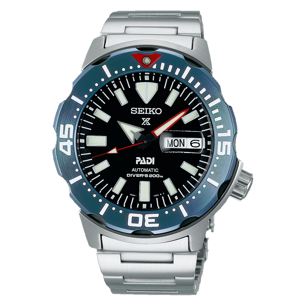 SEIKO PROSPEX x PADI Monster 200米潛水機械腕錶 SRPE27K1