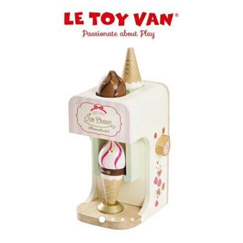 🍦 二手九成新【Le Toy Van】角色扮演 - 冰淇淋機玩具組