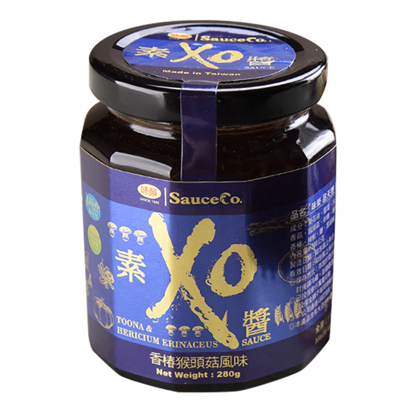 【味榮】素XO醬-香椿猴頭菇風味(280g/瓶)