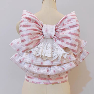 🇯🇵👘日系昭和風振袖浴衣套裝｜美樂蒂蕾絲太鼓結🎀可拆分體式｜拍照旅拍必備👘和服｜浴衣｜腰帶｜肌著｜草履｜和裝小物｜寫真｜