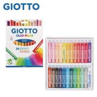 娃娃國【義大利 GIOTTO】兒童粉蠟筆(24色)＊幼兒園.國小開學必備.安全無毒