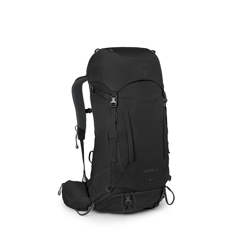 【OSPREY】KESTREL 38 網架輕量登山後背包 S/M -黑 10004766