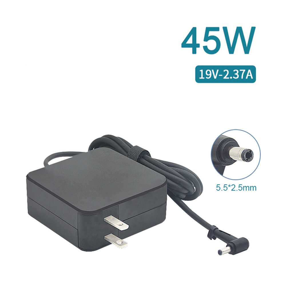 充電器 適用於 華碩 ASUS 電腦/筆電 變壓器 5.5mm*2.5mm【45W】19V 2.37A 正方型